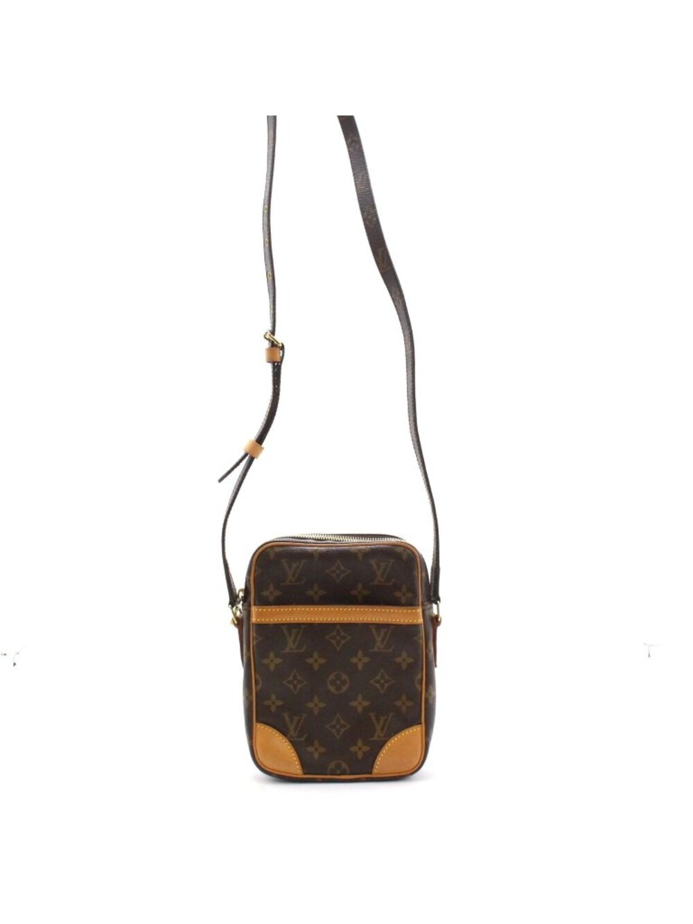 Louis Vuitton Danube Monogram Shoulder Bag Canvas